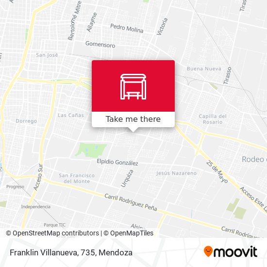 Mapa de Franklin Villanueva, 735