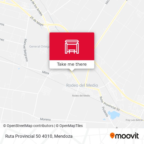 Mapa de Ruta Provincial 50 4010