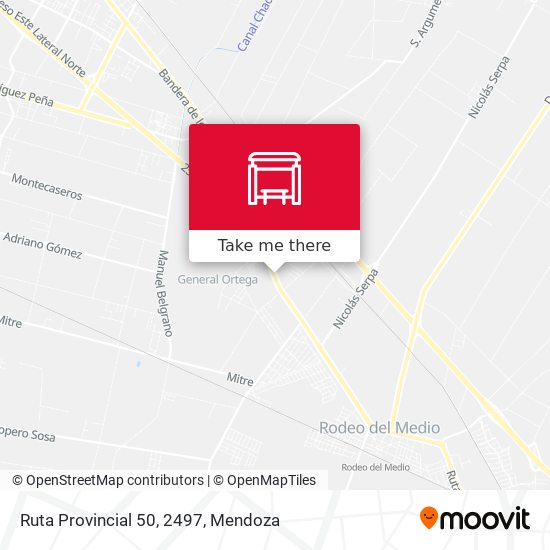 Ruta Provincial 50, 2497 map