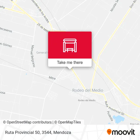 Ruta Provincial 50, 3544 map