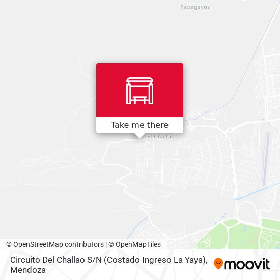 Mapa de Circuito Del Challao S / N (Costado Ingreso La Yaya)