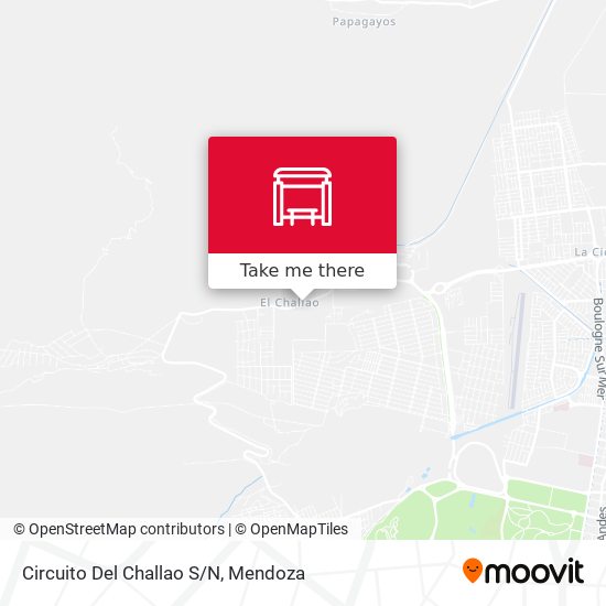 Circuito Del Challao S/N map
