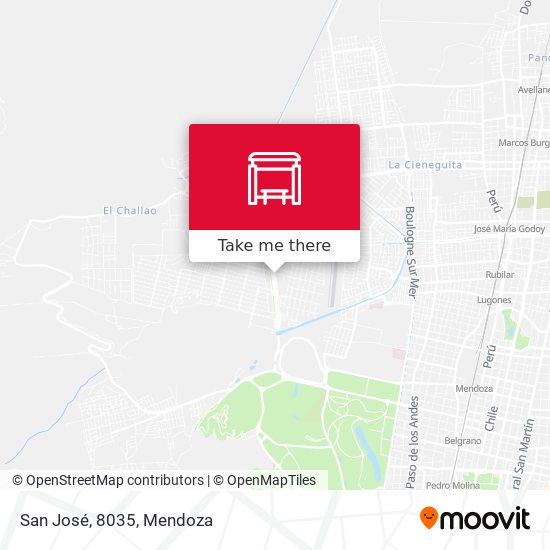 San José, 8035 map