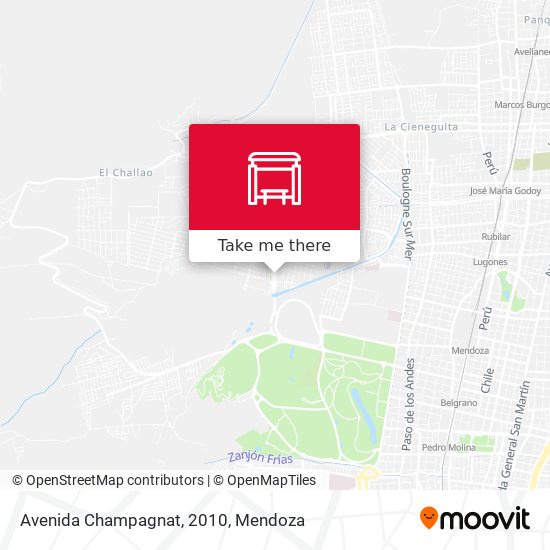 Avenida Champagnat, 2010 map