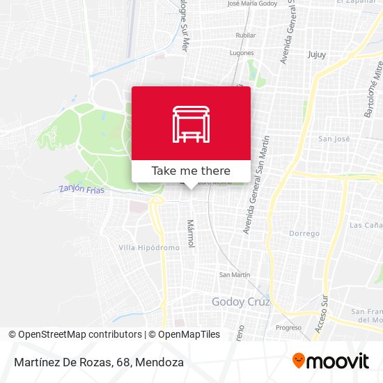 Mapa de Martínez De Rozas, 68