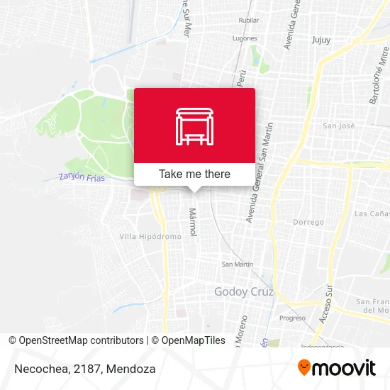 Necochea, 2187 map