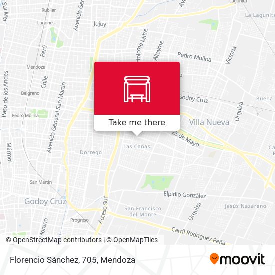 Florencio Sánchez, 705 map