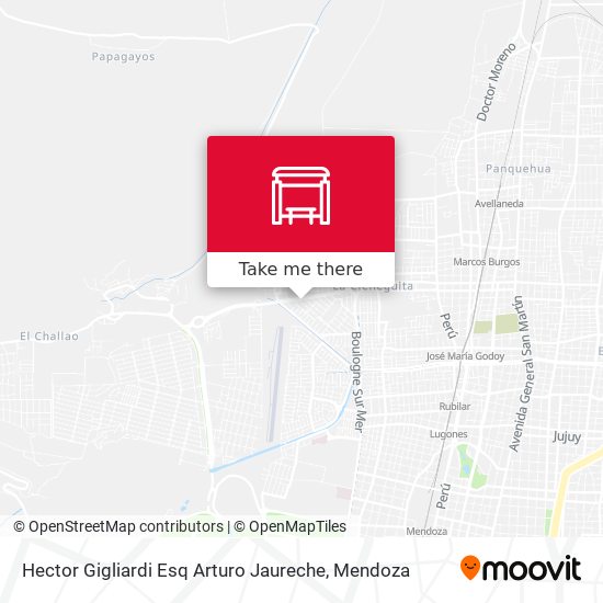 Mapa de Hector Gigliardi Esq Arturo Jaureche