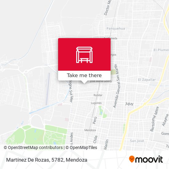 Martínez De Rozas, 5782 map