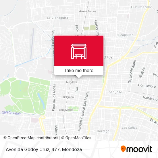 Avenida Godoy Cruz, 477 map