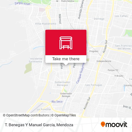 Mapa de T. Benegas Y Manuel García