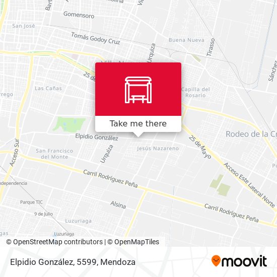Mapa de Elpidio González, 5599