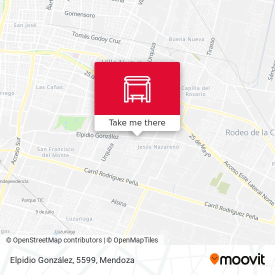 Mapa de Elpidio González, 5599