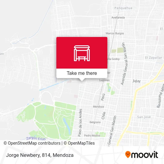 Jorge Newbery, 814 map