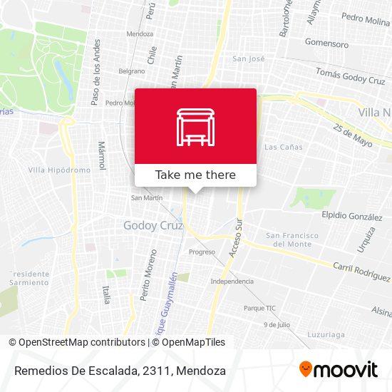 Mapa de Remedios De Escalada, 2311