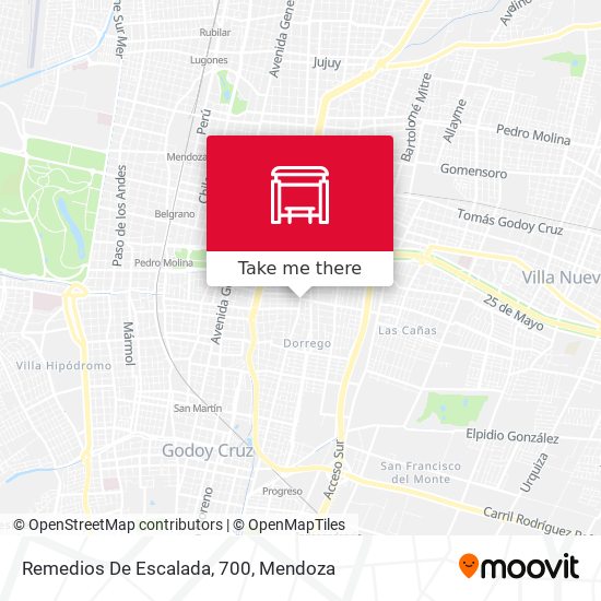 Remedios De Escalada, 700 map