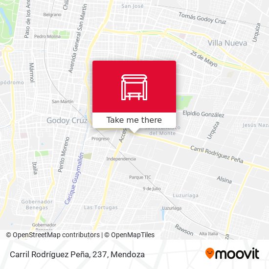 Carril Rodríguez Peña, 237 map