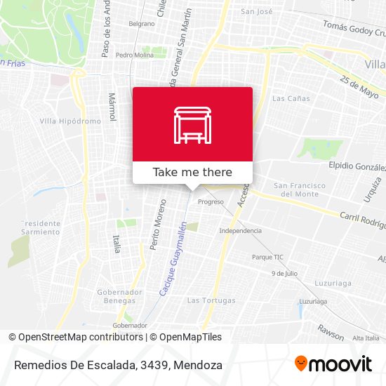 Mapa de Remedios De Escalada, 3439
