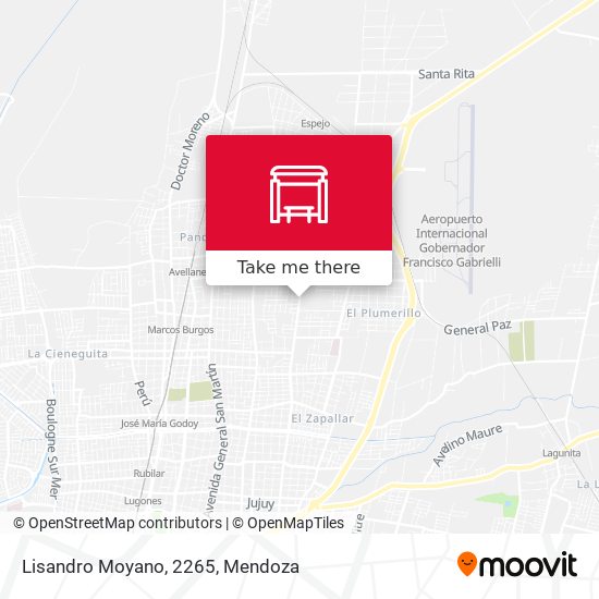 Lisandro Moyano, 2265 map