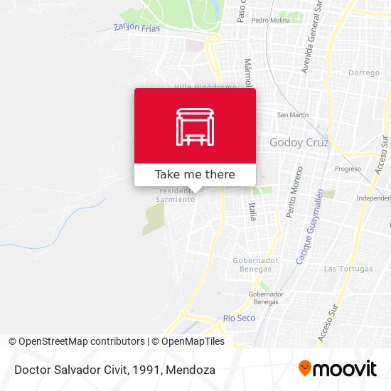 Mapa de Doctor Salvador Civit, 1991