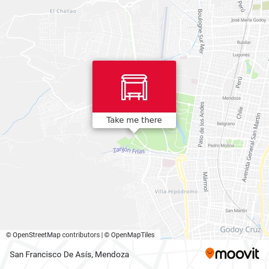 San Francisco De Asís map
