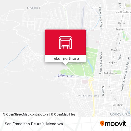 San Francisco De Asís map
