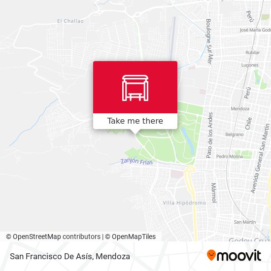 San Francisco De Asís map