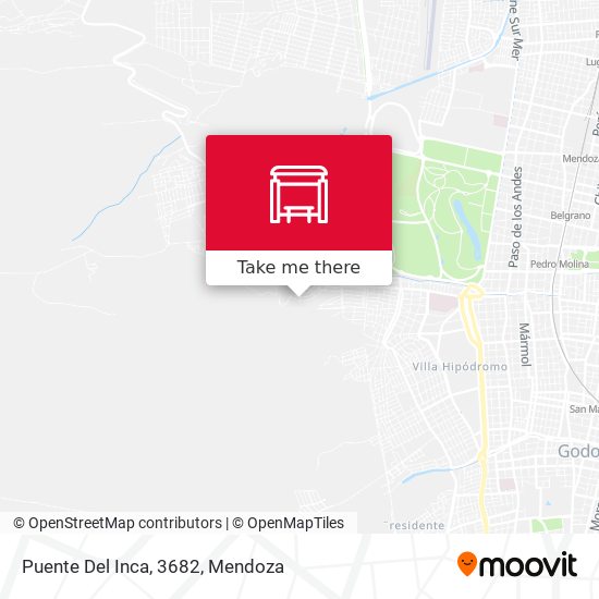Mapa de Puente Del Inca, 3682