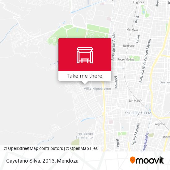 Mapa de Cayetano Silva, 2013