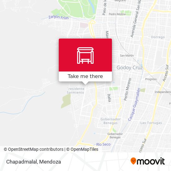 Mapa de Chapadmalal
