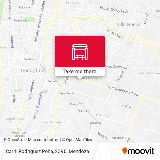 Carril Rodríguez Peña, 2396 map