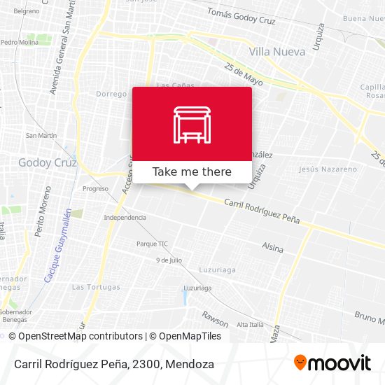 Carril Rodríguez Peña, 2300 map