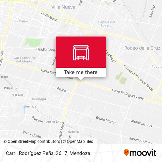Carril Rodríguez Peña, 2617 map