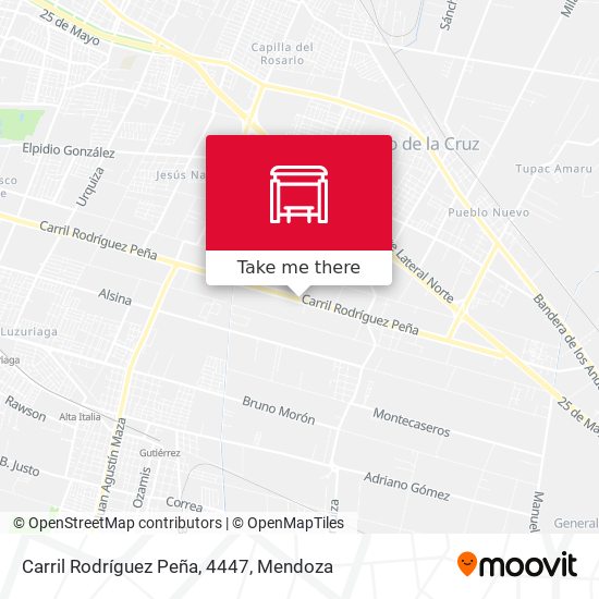 Carril Rodríguez Peña, 4447 map