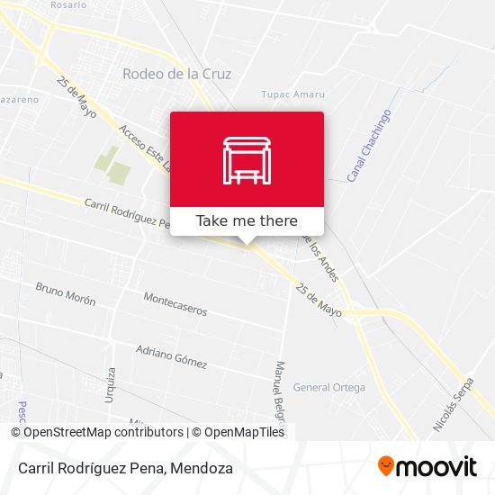 Carril Rodríguez Pena map