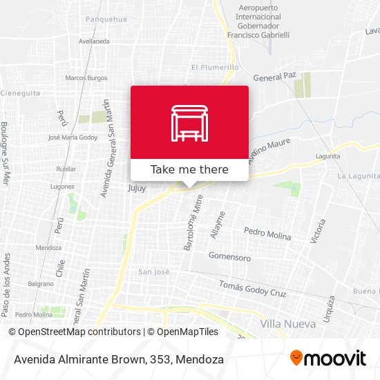 Avenida Almirante Brown, 353 map