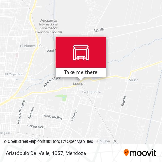 Aristóbulo Del Valle, 4057 map