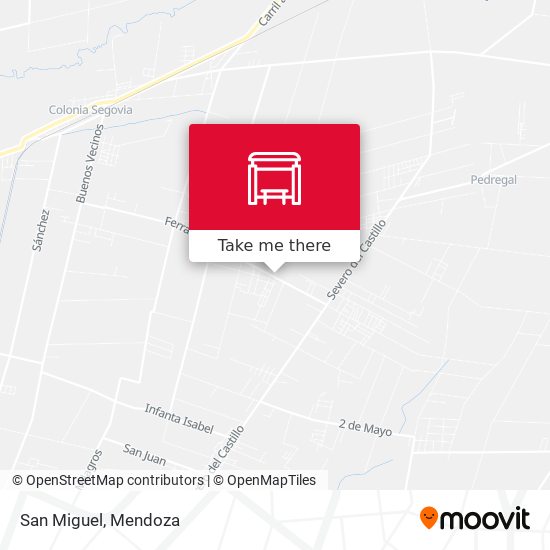 San Miguel map