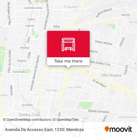 Avenida De Accesso East, 1250 map