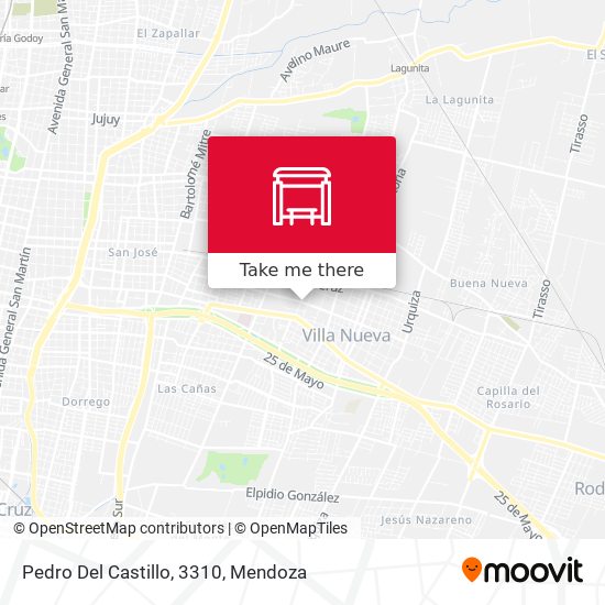 Pedro Del Castillo, 3310 map