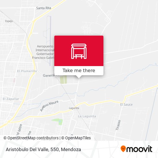 Aristóbulo Del Valle, 550 map