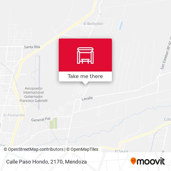 Mapa de Calle Paso Hondo, 2170
