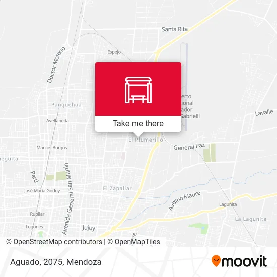 Aguado, 2075 map