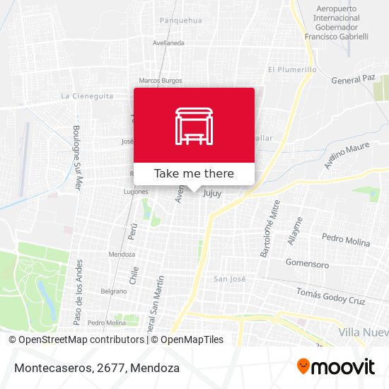 Montecaseros, 2677 map