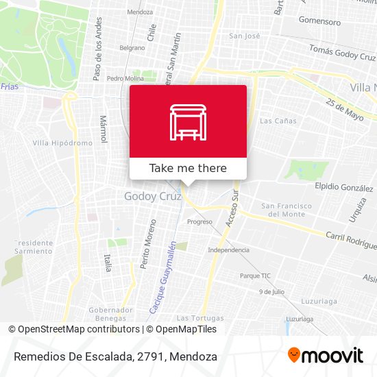 Remedios De Escalada, 2791 map