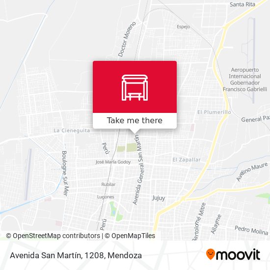 Avenida San Martín, 1208 map