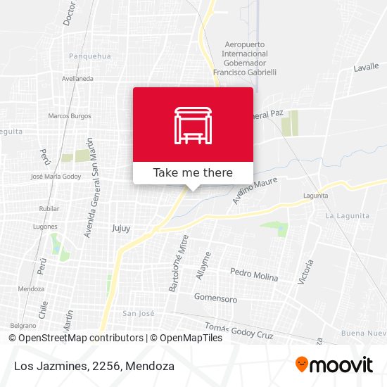 Mapa de Los Jazmines, 2256