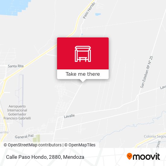 Calle Paso Hondo, 2880 map