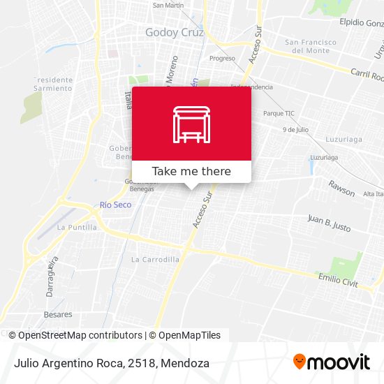 Mapa de Julio Argentino Roca, 2518