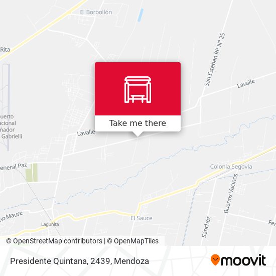 Presidente Quintana, 2439 map
